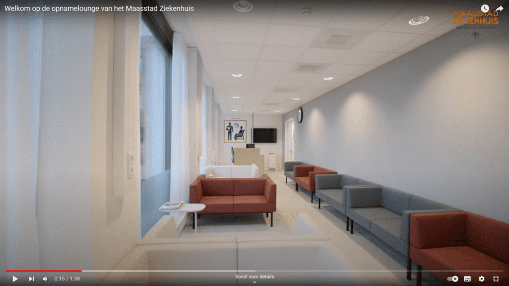 Realisatie Opname Lounge Maasstadziekenhuis